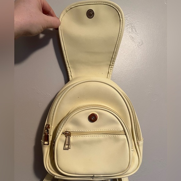 Butter Yellow Mini Backpack - Picture 8 of 12